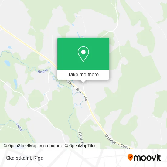 Skaistkalni map