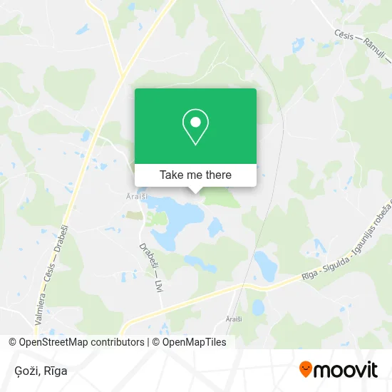 Ģoži map