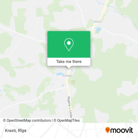 Krasti map