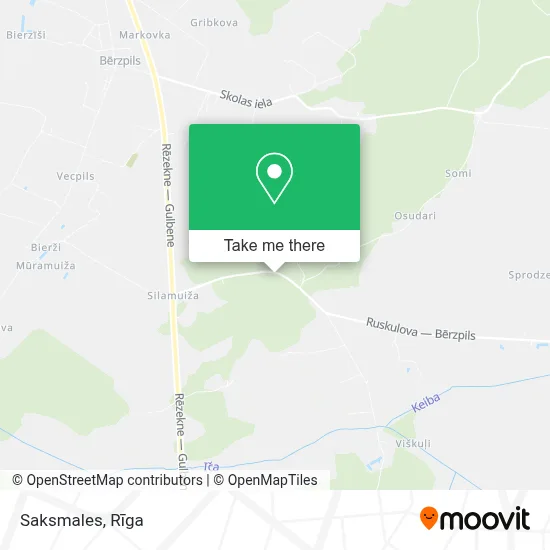 Saksmales map