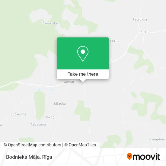 Bodnieka Māja map