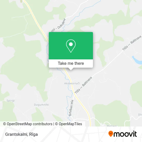 Grantskalni map