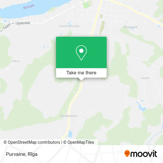 Purvaine map
