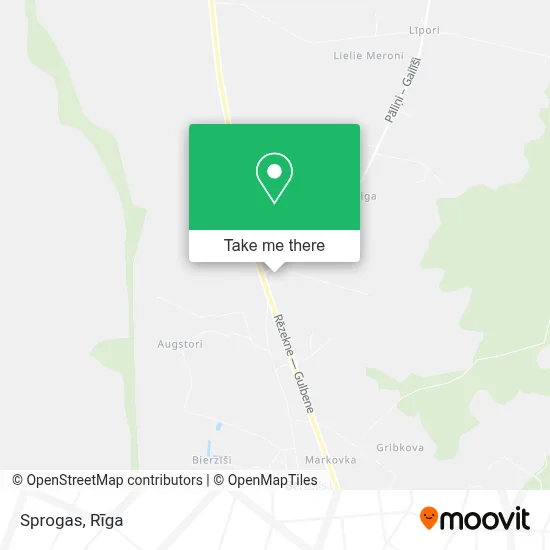 Sprogas map