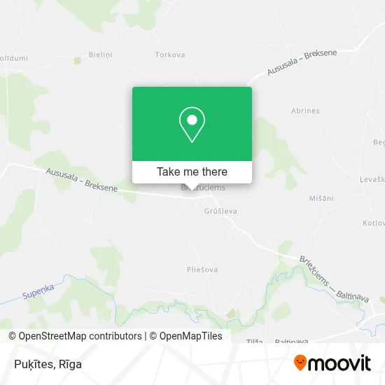 Puķītes map
