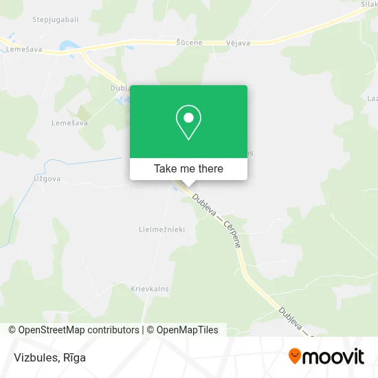 Vizbules map