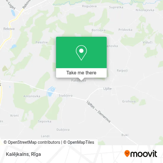 Kalējkalns map