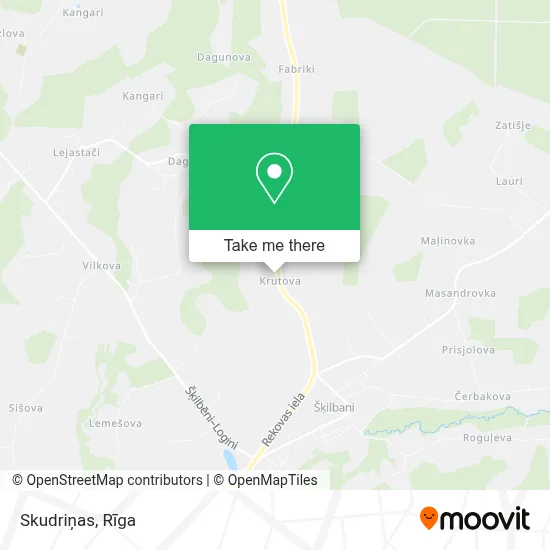 Skudriņas map