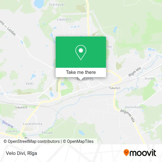 Velo Divi map