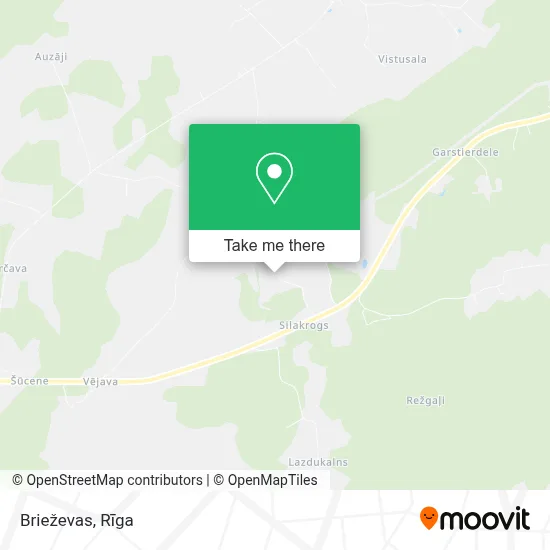 Brieževas map