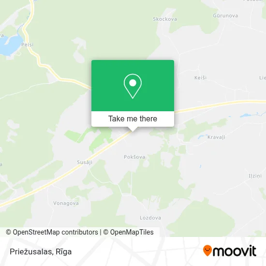 Priežusalas map