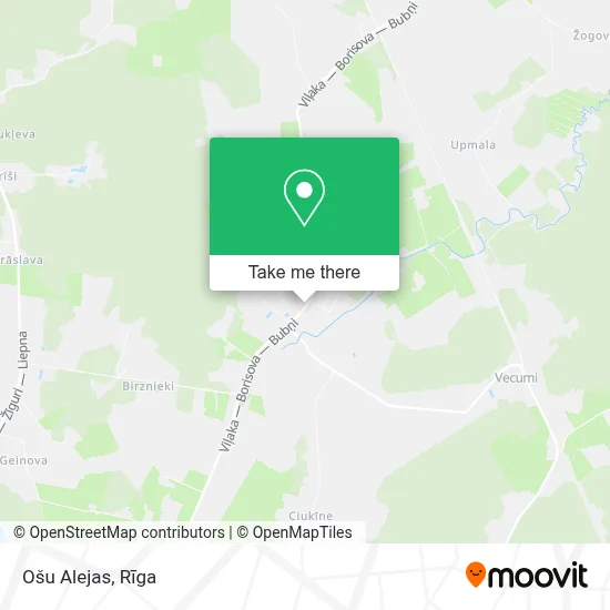 Ošu Alejas map