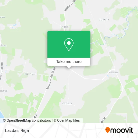 Lazdas map