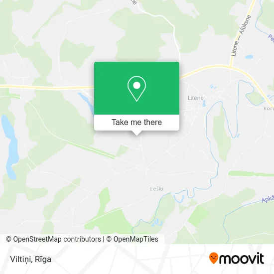 Viltiņi map
