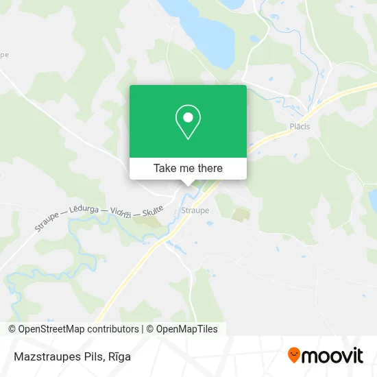 Mazstraupes Pils map