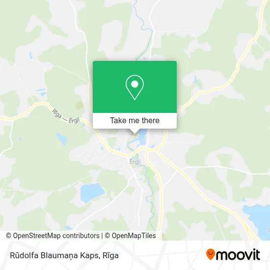 Rūdolfa Blaumaņa Kaps map