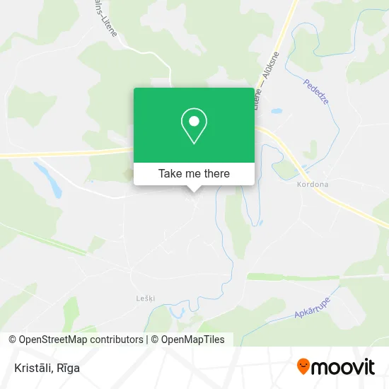 Kristāli map