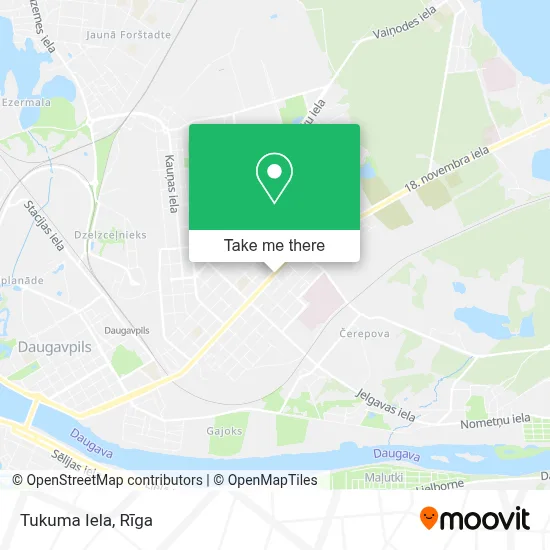 Tukuma Iela map