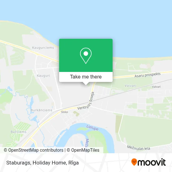Staburags, Holiday Home map