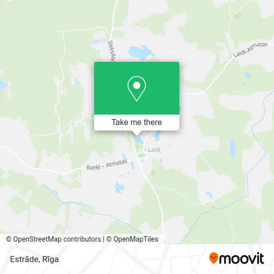 Estrāde map