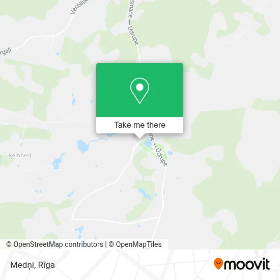 Medņi map