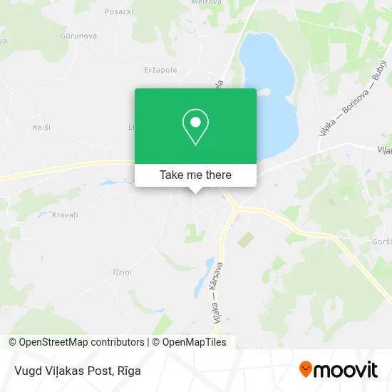 Vugd Viļakas Post map