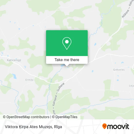 Viktora Ķirpa Ates Muzejs map