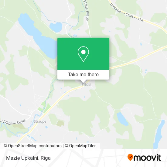 Mazie Upkalni map