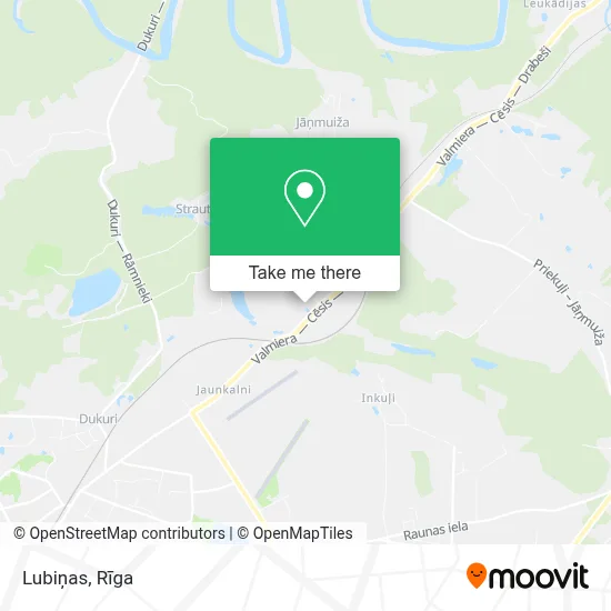 Lubiņas map