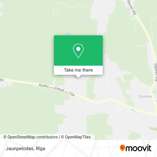 Jaunpelodas map