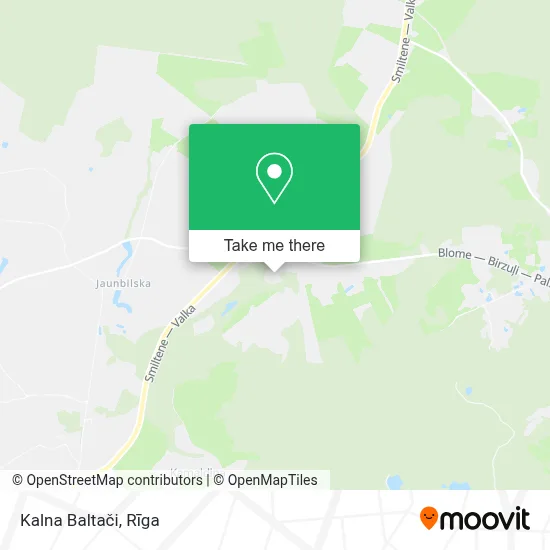 Kalna Baltači map