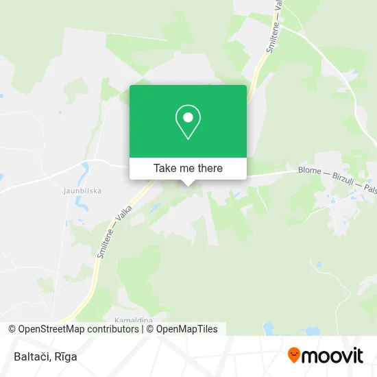 Baltači map