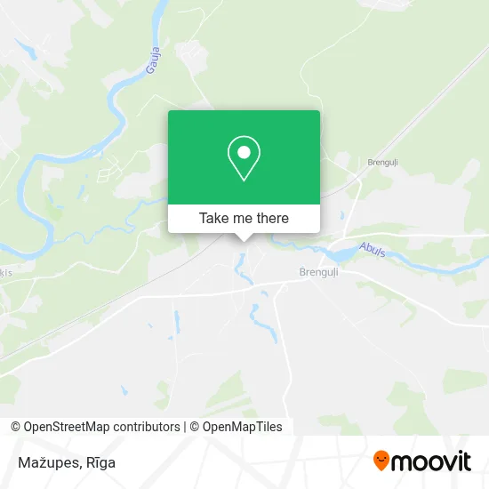 Mažupes map