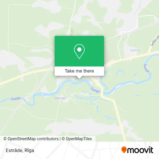 Estrāde map