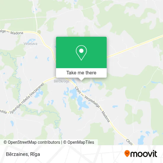 Bērzaines map