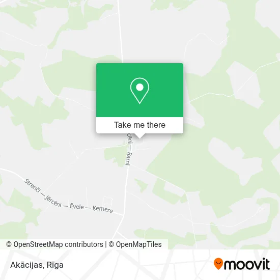 Akācijas map