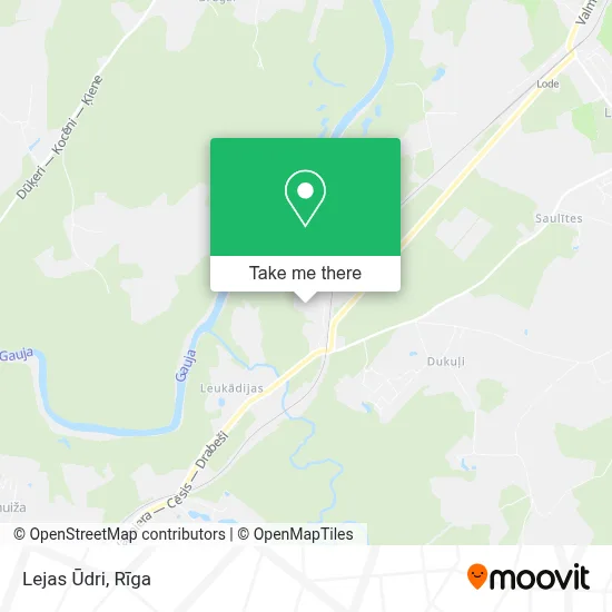 Lejas Ūdri map