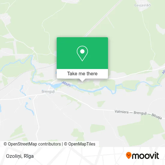 Ozoliņi map
