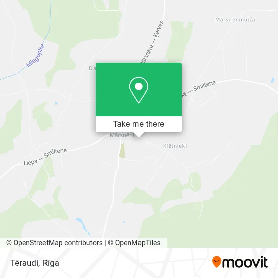 Tēraudi map