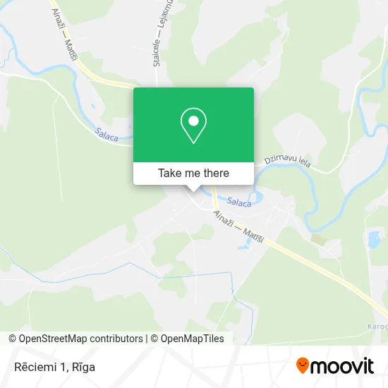 Rēciemi 1 map