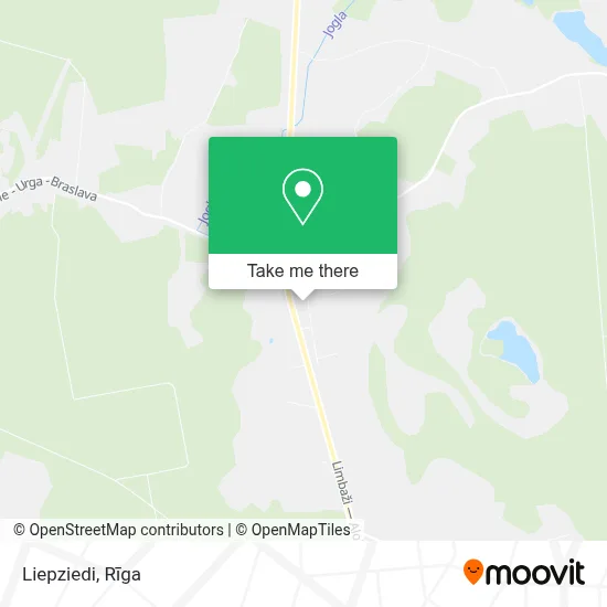 Liepziedi map