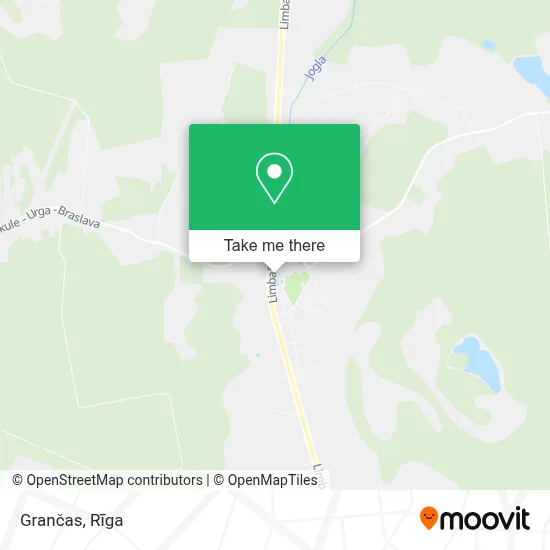 Grančas map