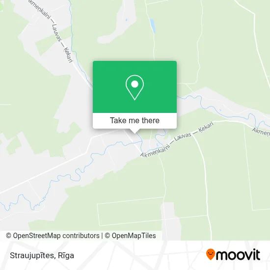 Straujupītes map