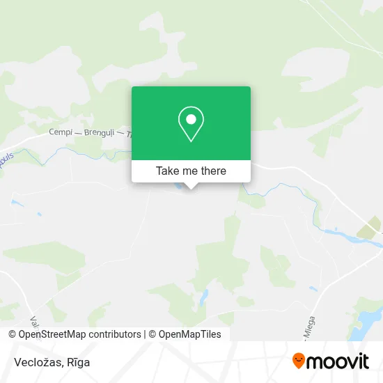 Vecložas map