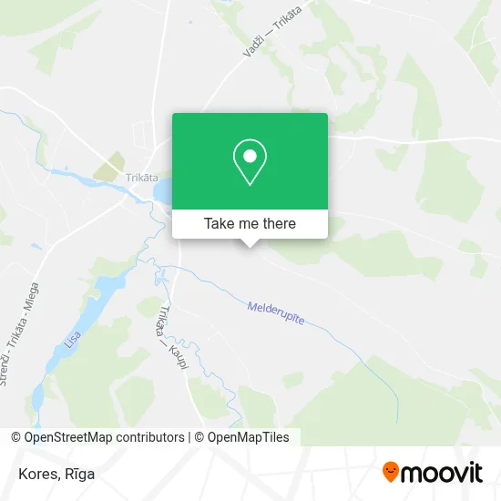 Kores map