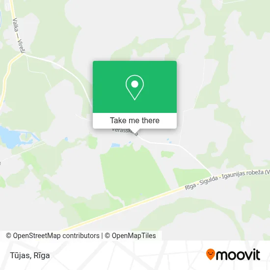 Tūjas map