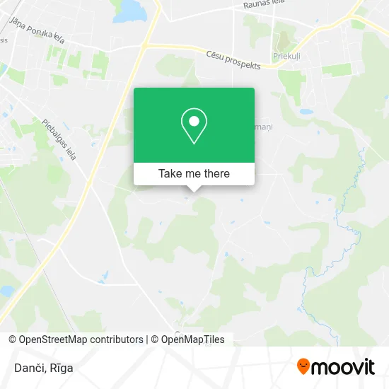 Danči map