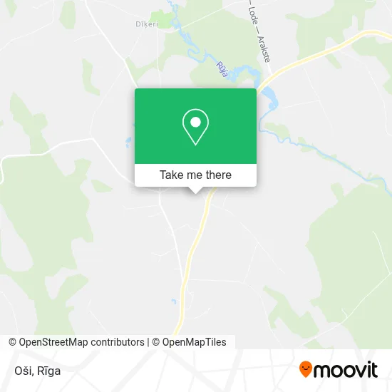 Oši map