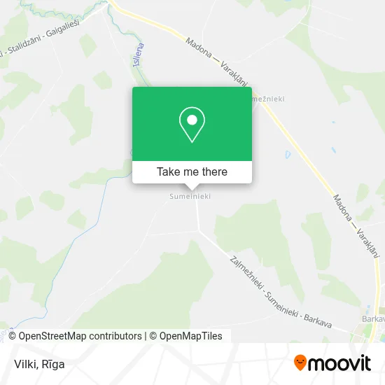 Vilki map