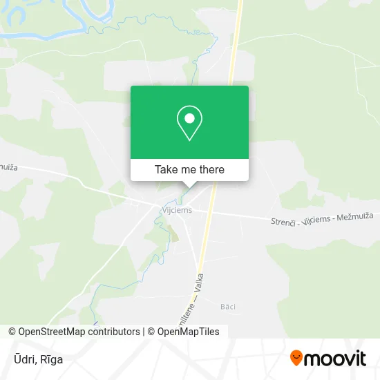 Ūdri map